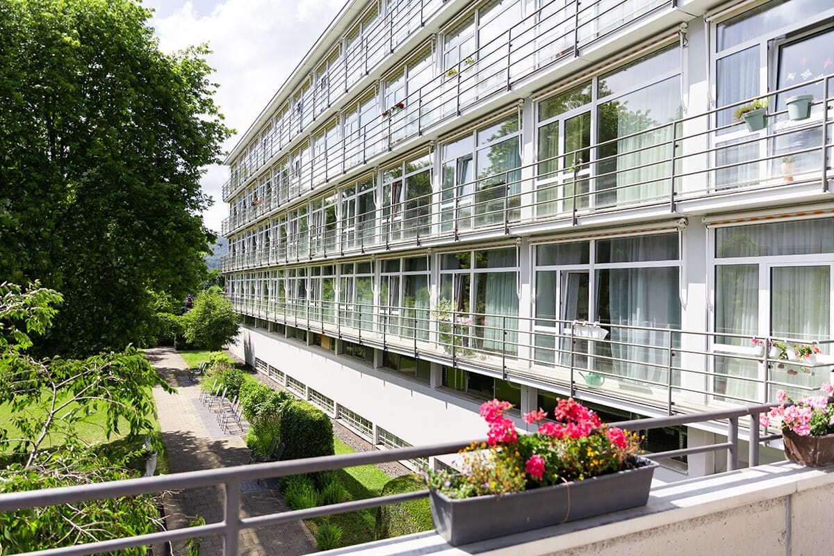 Blick vom Balkon des Aschrottheims in Kassel